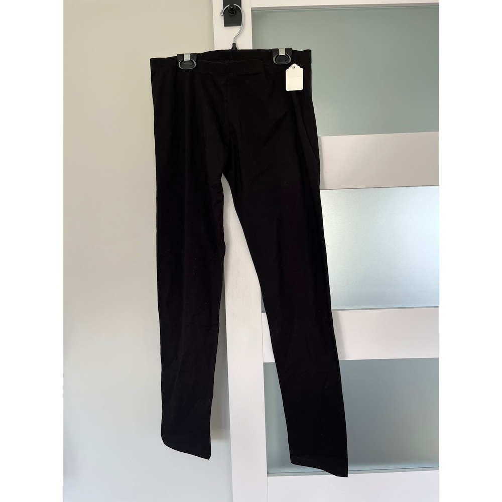 T-Party Womens Black Cotton Spandex Slim Fit Leggings XL‎ CJ7304